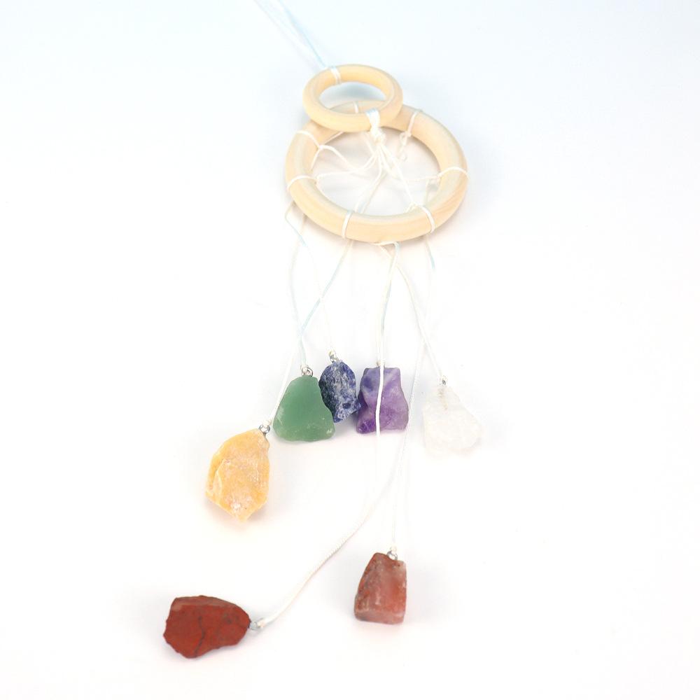 Boho Chic Raw Crystal Quartz Wind Chimes Hanger Home Decorations and Garden Sun Catcher Handcrafted for Your Unique Style