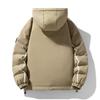 Down jacket men's outdoor men's cold and windproof couple trend thickened and warm men's hooded fashion jacket for men