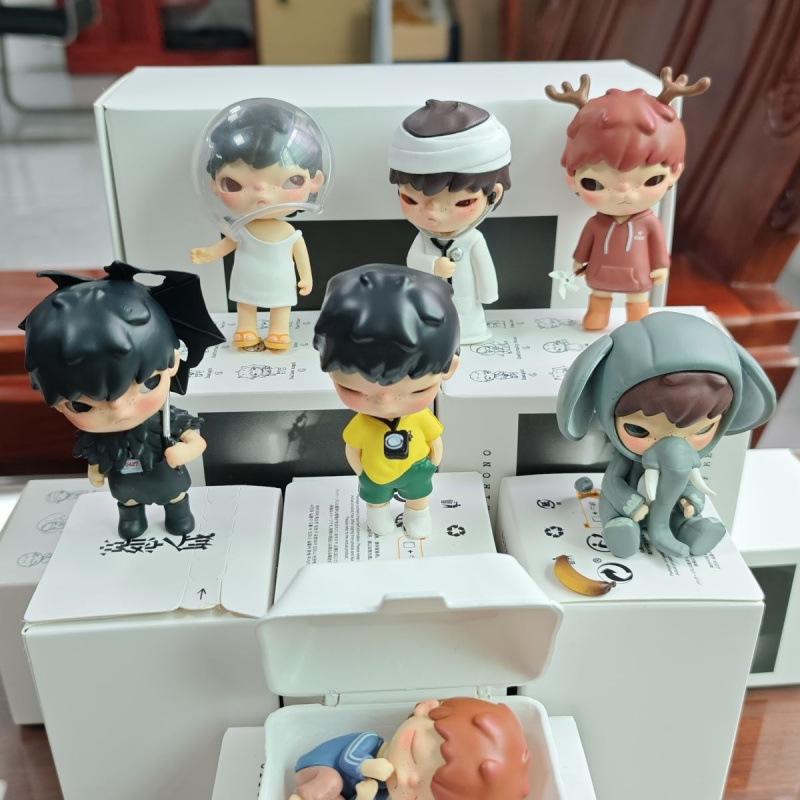 Xiao Ye Rose Aviator Little Prince Panda Pianist Doll Hanging Hand-Painted Ornament