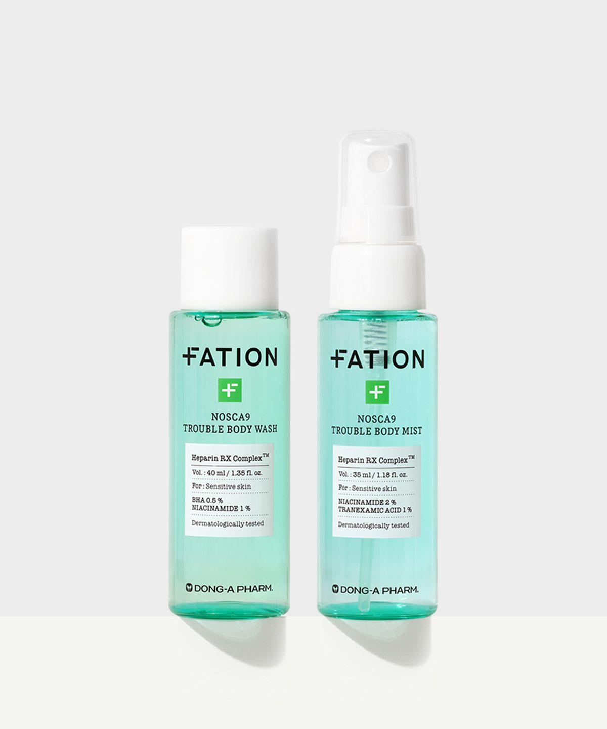 Noscarina Nine Trouble Body 2-Piece Kit (Wash 40ml + Mist 35ml)