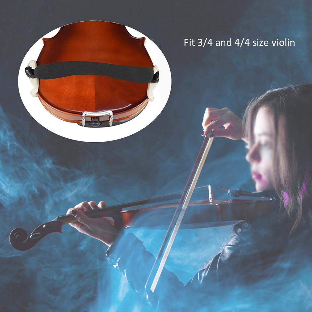 Violin Shoulder Rest Adjustable Reduce Fatigue Pain Support Musical Instrument Accessories