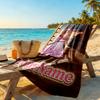 Masha Bear Customize Your Name Beach Towel Super Soft Microfiber Quickdry Fabric Perfect for Traveling Yoga Camping and Swimming