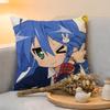 Cushion Cover  Linen  SkinFriendly Soft Decorative Case For Sofa Home Decor Anime LLucky Star Kkonata Pillow cover