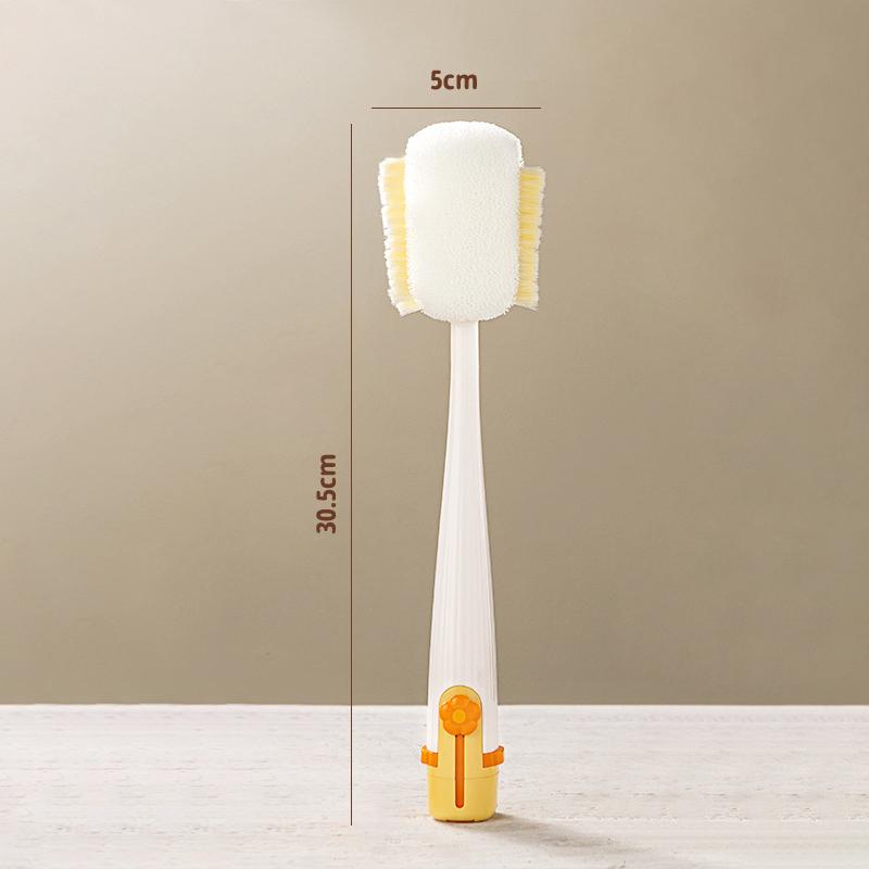 

Многофункциональный инструмент для мытья чашек 5-в-1 для домашнего использования щетка для чашек, чашка для воды, щетка для термокружки, губка для чистки бутылочек для молока 30.5*5cm белый