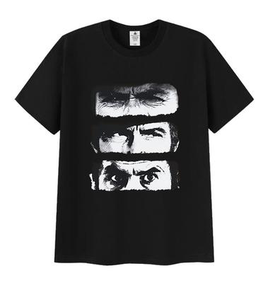 The Good The Bad and Ugly TV Grafikdruck T-Shirts Unisex Vintage Mode Kurzarm-T-Shirt Unisex Gothic Kleidung Baumwoll-T-Shirt