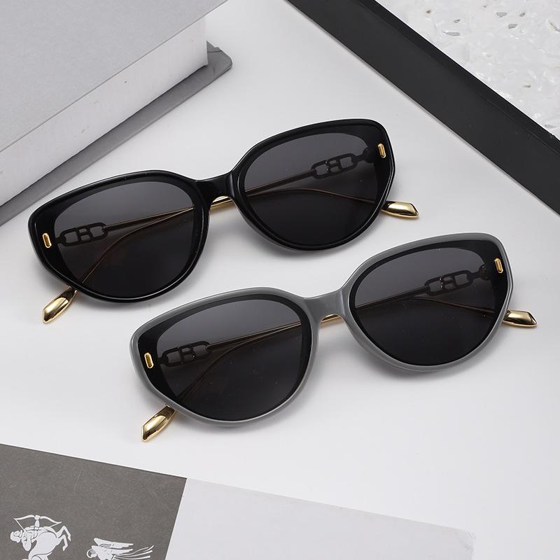 Cat Eye Sunglasses for Women with a Sense of Sophistication2026New style square and round face summer UV protection sunglasses Korean fashion
