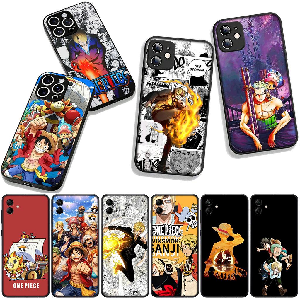 Anime Zoro Sanji One Pieces Luffy Phone Cover for Apple iPhone 16 15 14 Plus 13 12 Mini 17 Pro Max + ProMax 16E Air Case
