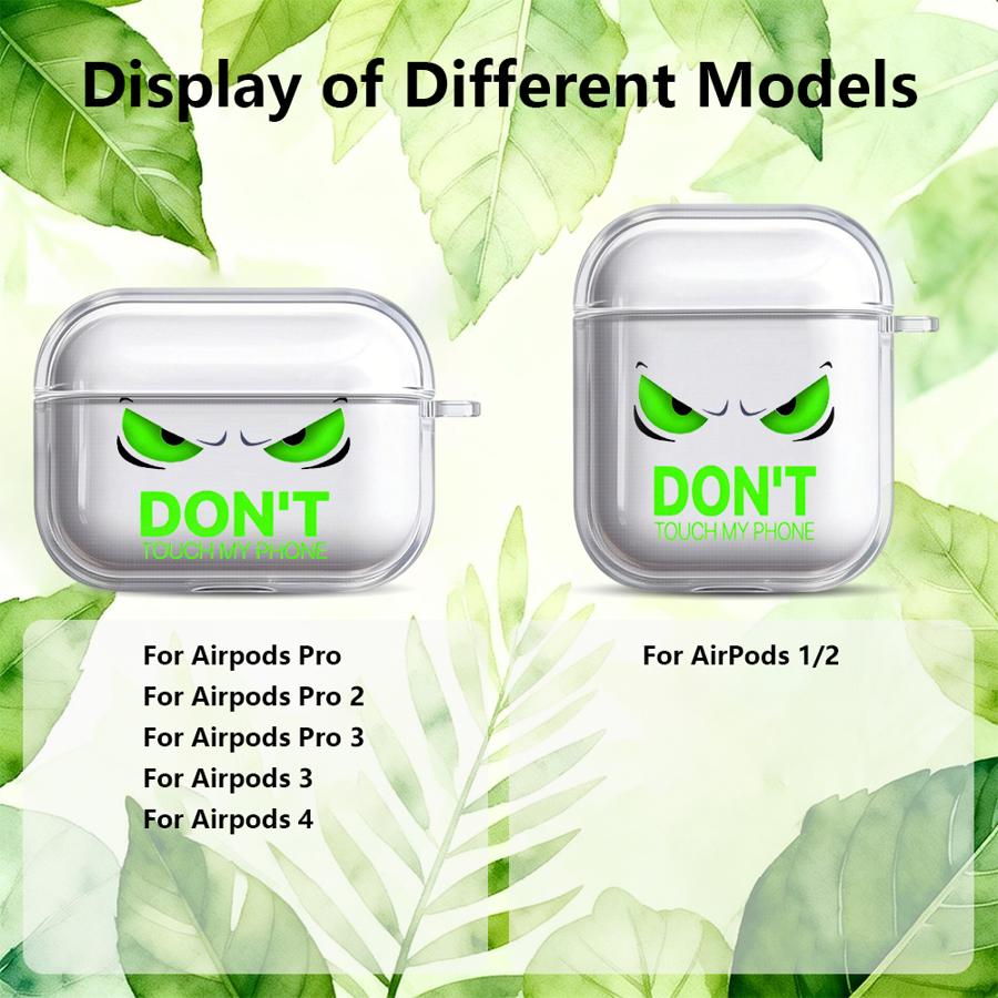 Case For Airpods 2 Pro 3 1 Pro2 Pro3 4 Clear Earphone Cases Cover Cartoon Cool Eye