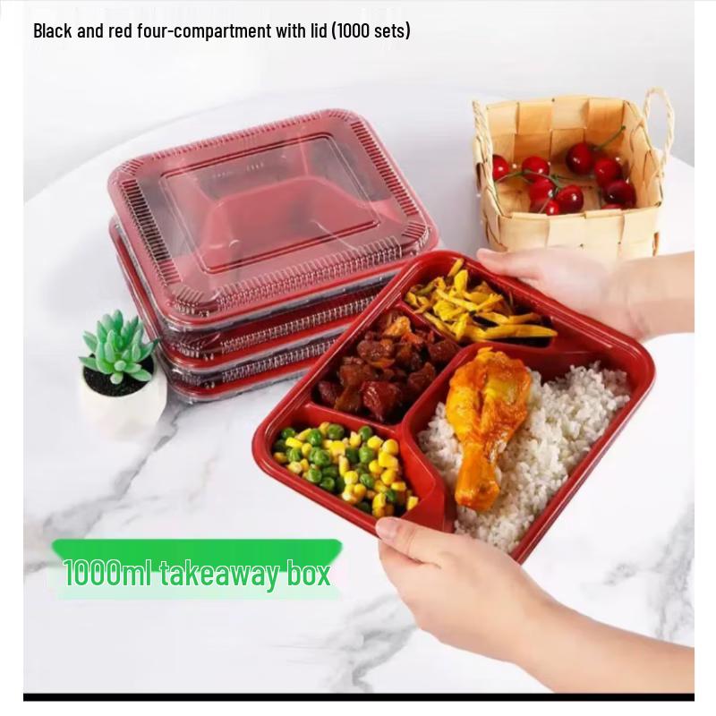 ZB Disposable PP Plastic Takeaway Meal Boxes