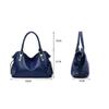 Casualowa modna damska torba na ramię w jednolitym kolorze, miękka, duża pojemność, torebka typu crossbody