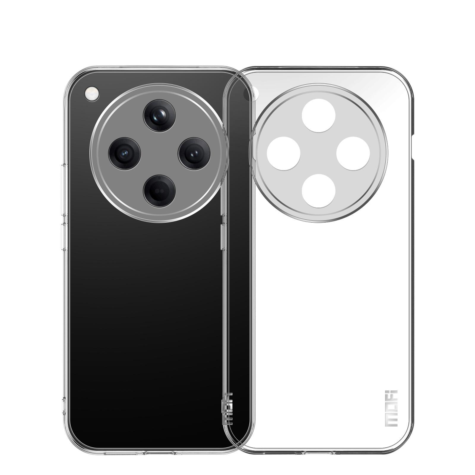 

For Oppo Find X8s+ 5G Clear Phone Case MOFI Ultra-Thin TPU Phone Back Cover Transparent