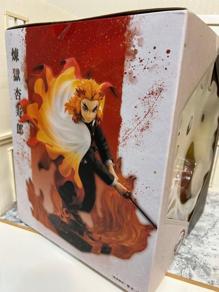 [USED] ARTFX J Kotobukiya Rengoku Kyojuro Figure Demon Slayer: Kimetsu No Yaiba Flame Pillar