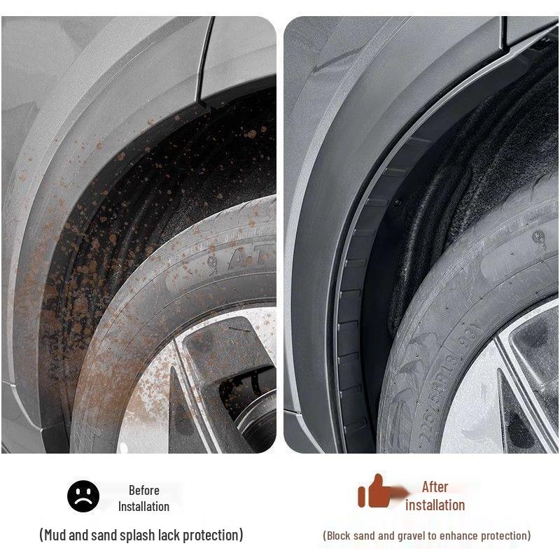 Geely Galaxy Starship 7EMi Rear Mud Guards: No-Drill Fender Protectors