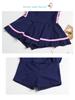 Korean Style Girls' Quick-Drying One-Piece Swimsuit for Sports and Hot Springs