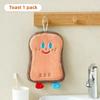 Cheese Coral Velvet Hand Wipes Cute Soft Absorbent Towel Kitchen Bathroom Bread Toast Slices Cookie Doughnut Hand Wipes