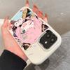 Pro OPPO A16 A38 A57 A58 A74 A78 A98 Reno8T Reno13F Realme C25S C53 C65 Kreslená černá kočka stříbrný okraj měkký tekutý silikonový ochranný kryt
