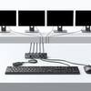 USB2.0 Switcher Selector 4 Computers Sharing 4 USB Devices Switcher Hub Adapter for Keyboard Mouse Printer Scanner