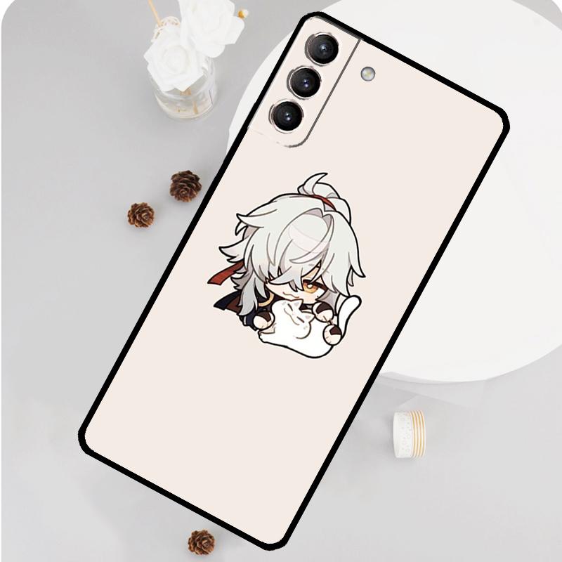 

Чехол Jing Yuan Honkai Star Rail для Samsung Galaxy S22 S23 Ultra Note 20 Note 10 Plus S9 S10 S20 S21 S23 FE Задняя крышка Galaxy S21