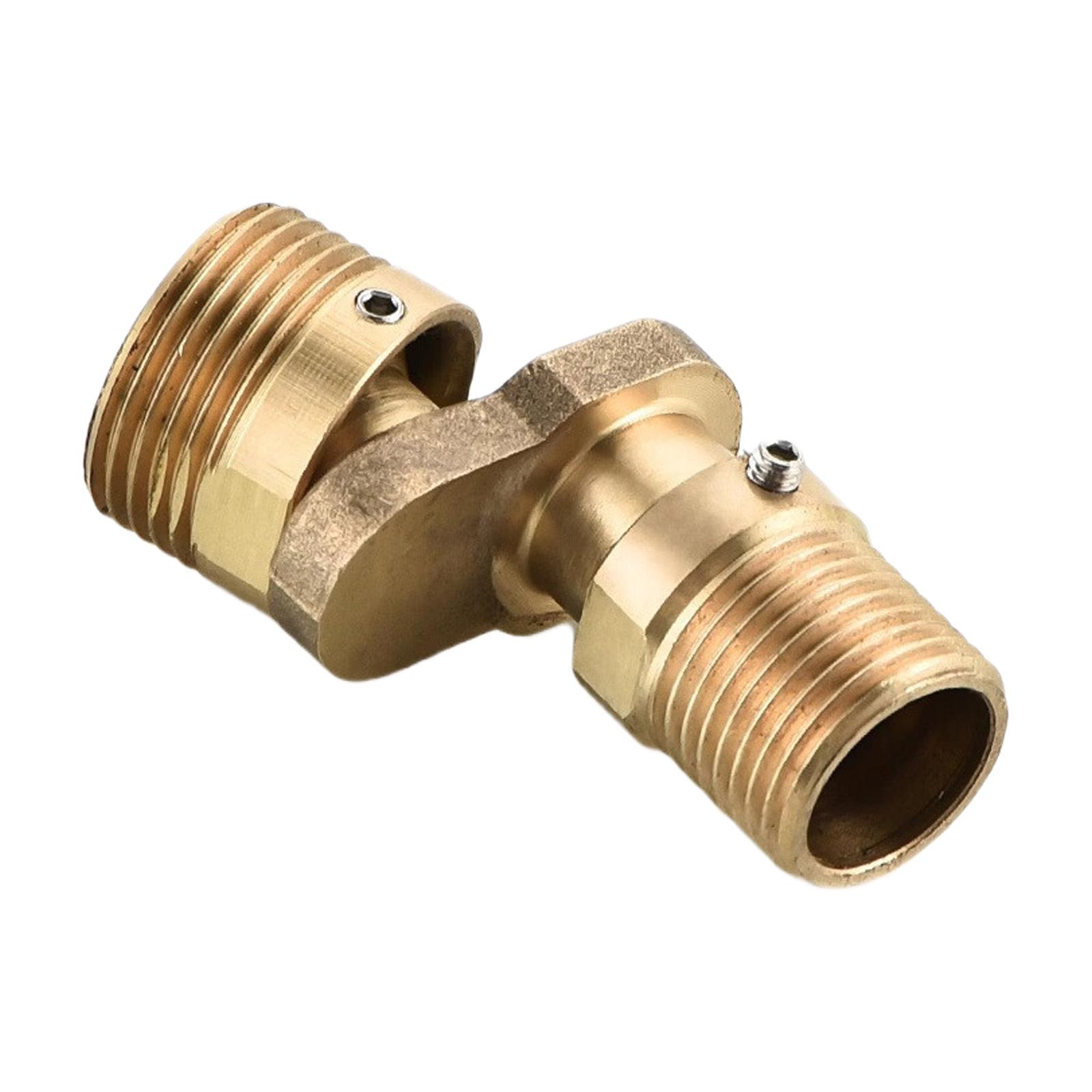 Thick Shower Faucet Adapter 360 Degree Rotating Adjustable Leg Copper Angled Curved Foot Bathroom Accessories 1