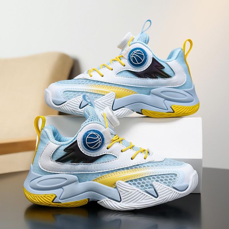 Boys Running Shoes Breathable Lightweight Cushioned Sneakers Outdoor Indoor Sports Ages 4-16