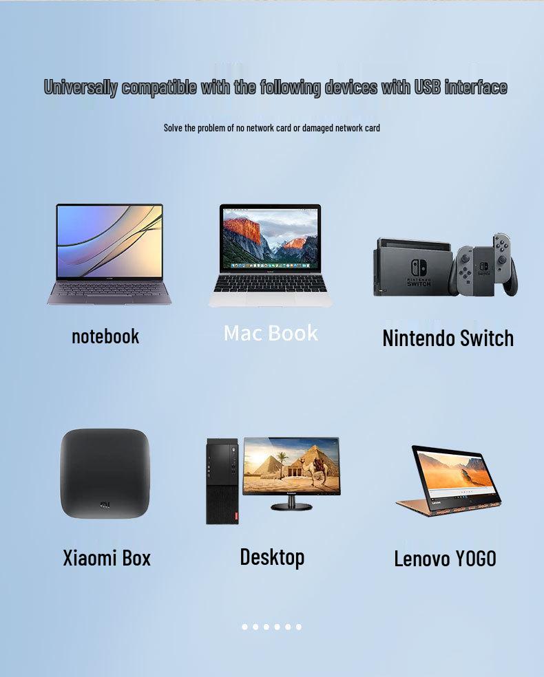 Type-C 5-in-1 Docking Station with Gigabit Ethernet and Multi-Port Expansion for Laptops