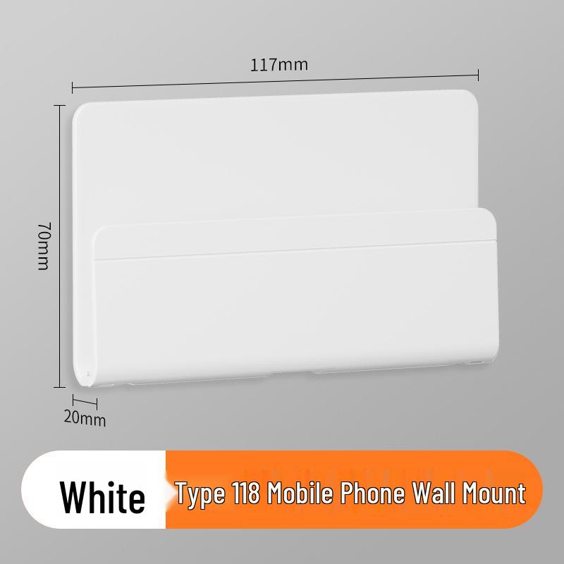 Bedside Wall-Mounted Phone Holder and Charging Rack