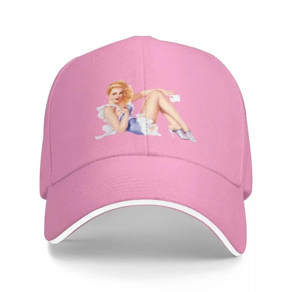 Order Please by Alberto Vargas Remastered Xzendor7 Classic Old Masters Vintage Art Reproductions Baseball Cap