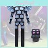Minecraft Ender Dragon Cosplay Costume Made Of Milk Silk For Gaming Character Performance