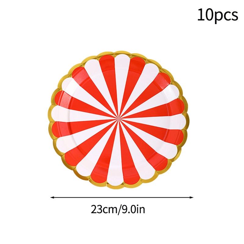 10Pcs CampingPicnic Tableware Set Disposable Paper Dishes Plate Cup Outdoor Camping Accessories Portable Cutlery