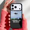 Best The X Files I want to Believe Phone Case for iPhone 17 16 15 14 13 Pro Max Back Cover for 12 11 Pro Coque