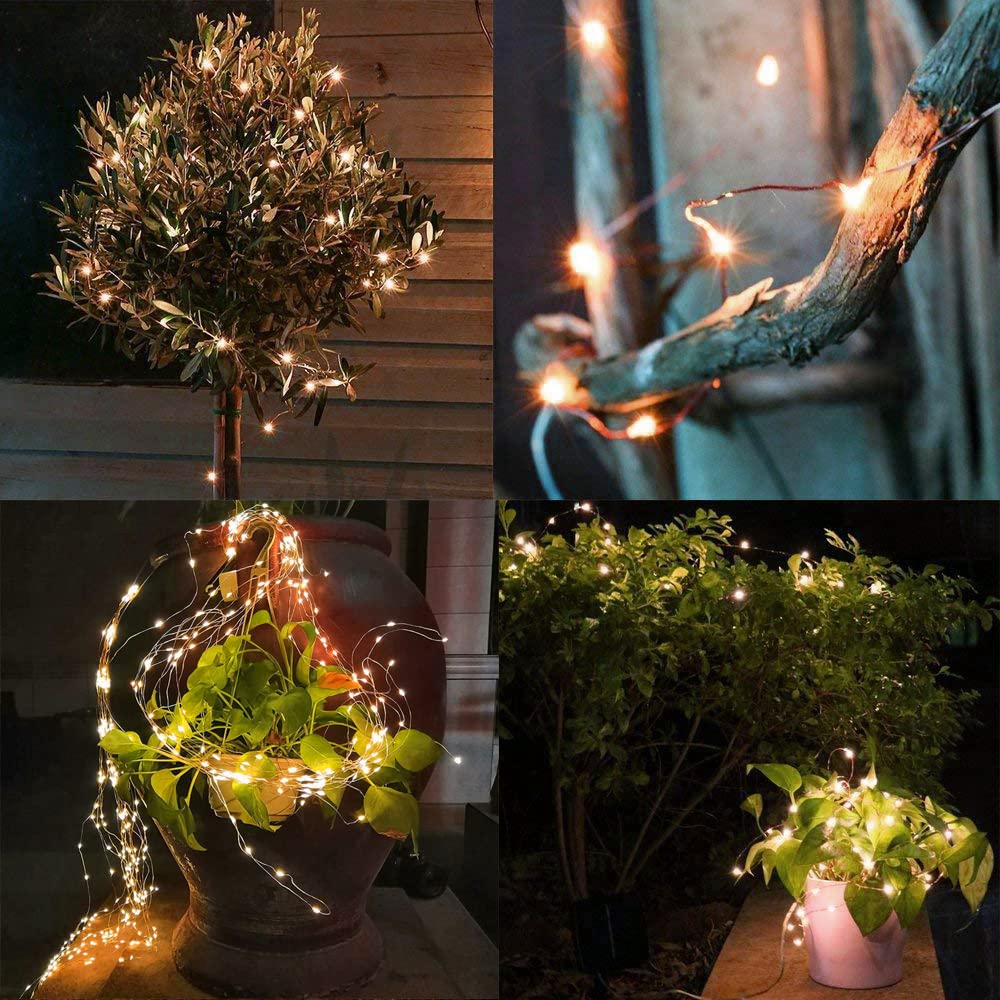 LED Solar Outdoor Lights Garland Outdoor Waterproof Solar Light For Garden Wedding Party Street Christmas Decoration Fairy Light