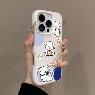 Jelly Two-in-one Mobile Phone Case TPU Trendy Male Airbag Anti-fall Skin Feel Minimalist Ins Style Goddess Internet Celebrity Couple