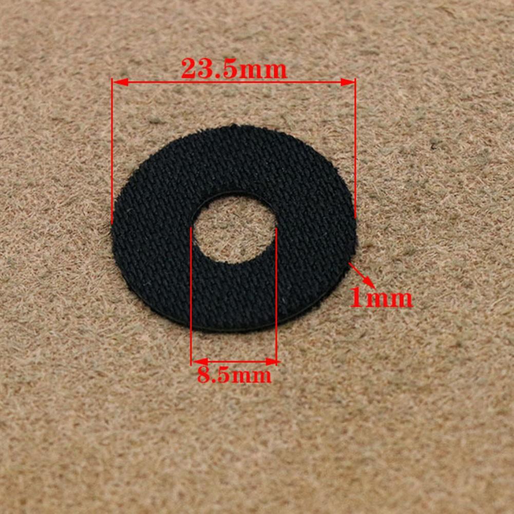 Rondella di trascinamento in fibra di carbonio prodotta con precisione per mulinello da baitcasting a tamburo, spessore 1 mm