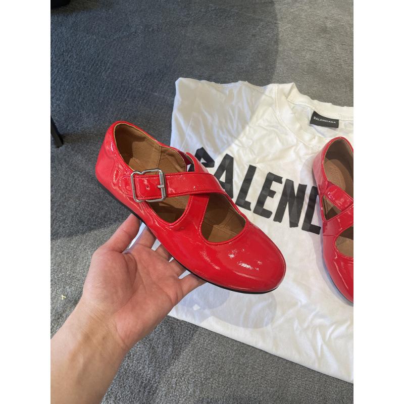 

Spot European Station XJ Women s Shoes 24 Autumn and Winter Fashion Metal Cowhide Leopard Print Tire Cowhide Round Head Cross Strap Mary Jane 40 красный