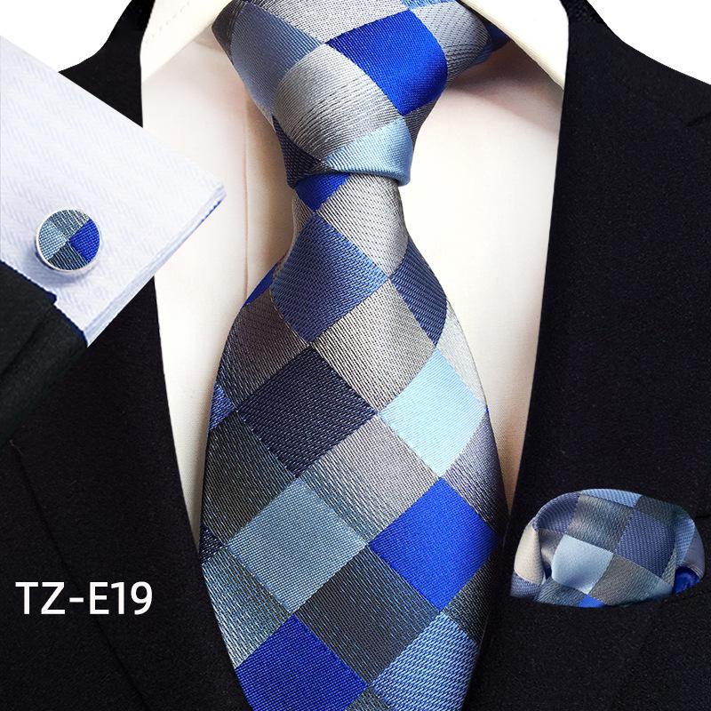 Paisley Waist Flower Men's Tie, Pocket Square, and Cufflinks Set - 2025 Edition