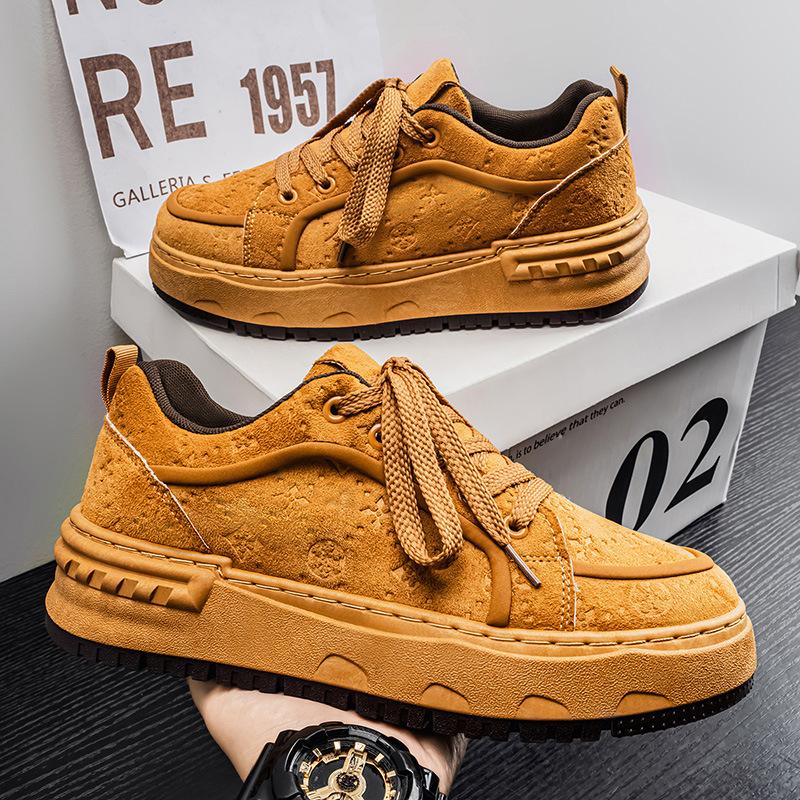 Nuove scarpe da ginnastica retro casual a suola morbida, suola spessa, rialzate, a suola spessa