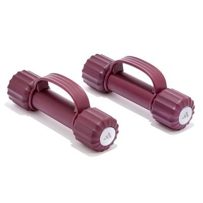 Adidas Soft Grip Hanteln, 1kg (Paar), Siegrote Farbe, mit Silikonkautschukgriffen (ADWT-11300)