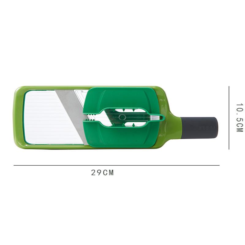 

Регулируемая овощерезка для фруктов и овощей с защитой для рук и разделочной доской