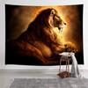 Lion King Volcano Tornado Tapestry Dragon Snake Dinosaur Wall Hanging Bedroom Room Aesthetic Decoration Home Decor