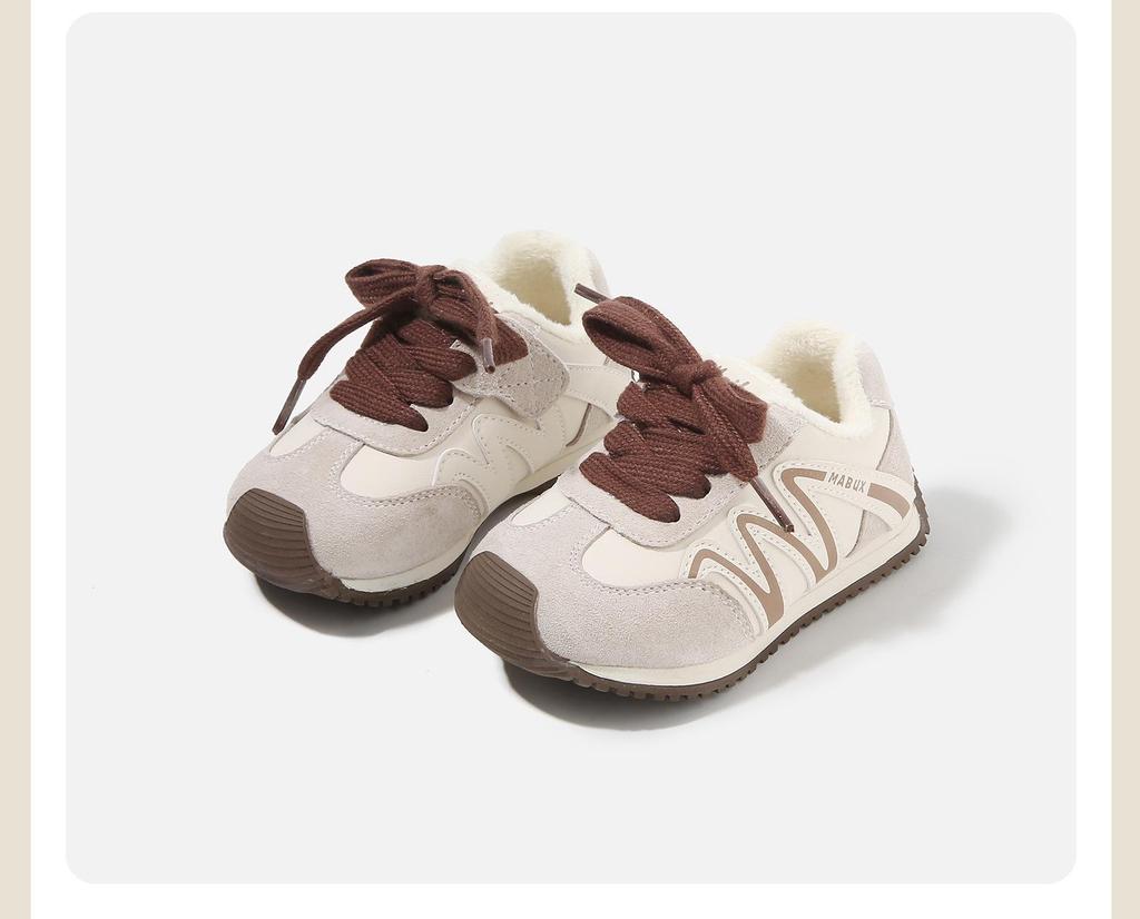 Winter Kids' Velcro Sports Shoes - Soft Sole, Fashionable for Boys & Girls