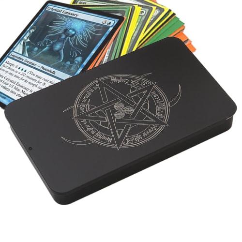 Tarot Card Case | Iron Tarot Deck Storage Holder | Lightweight, Portable Organizer for Teens, Adults, and Athletes