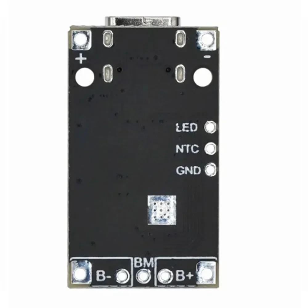 Type-C USB 2S BMS 15W 3.7V Lithium Battery Charging Boost Module With Balanced Support Fast Charger With Indicator