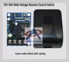 Remote Control Switch 12V-24V: Dual Inputs/Outputs, Live Output Remote