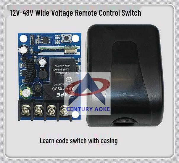 Remote Control Switch 12V-24V: Dual Inputs/Outputs, Live Output Remote