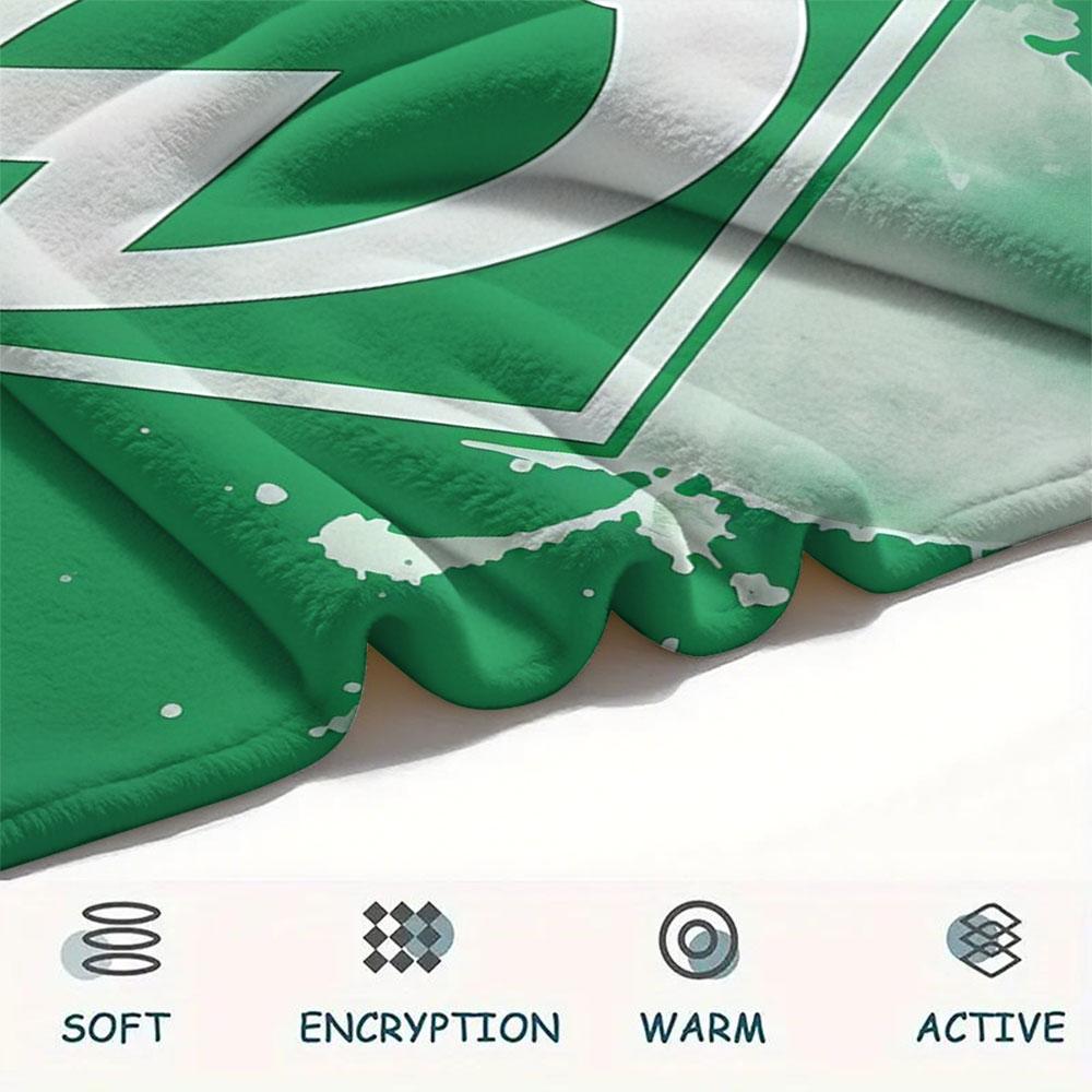 Werder Team Flanelldecke, Hohe Qualität, Bequem für Alle Jahreszeiten, Heimdekoration, Wärme und Komfort