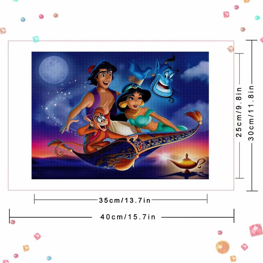 Full Round Diamond Painting Beautiful Princess Art Rhinestone Picture Mosaic DIY 5D Cross Stitch Embroidery Home Decoration