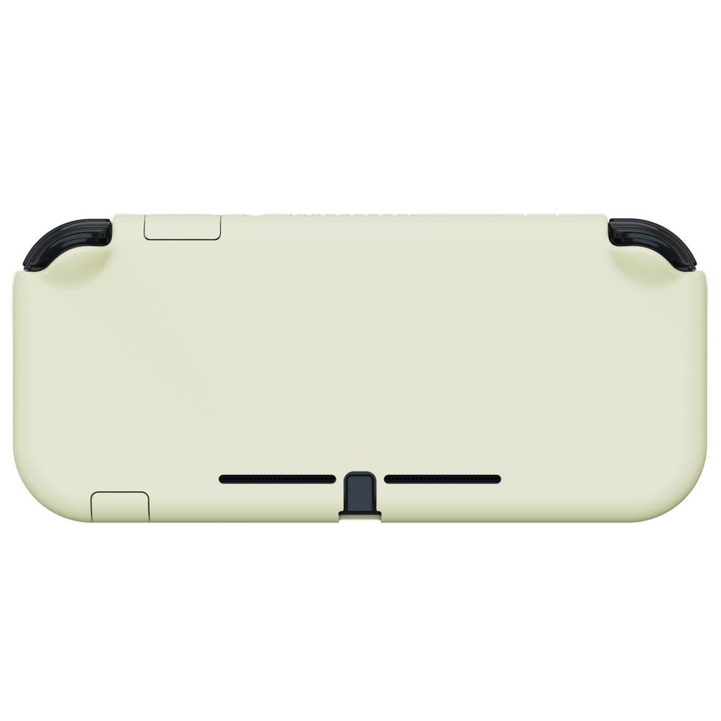 eXtremeRate Custom Cover for PlayVital Switch Protective Cover for Switch Lite with Screen Protection Film Lite, (hard) - 1 [Ivory Color]