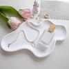 Irregular Cloud Shape Concrete Tray Silicone Molds Large Size Cement Plaster Display Plate Storage Tray Gypsum Decoration Mould