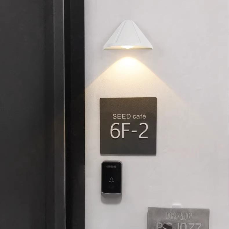 Waterproof LED Outdoor Wall Light for Modern Entrances