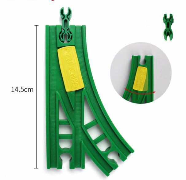 Wooden Railway Track Accessories Beech Wood Train Track Parts Compatible with Thomas and Major Brands Toys